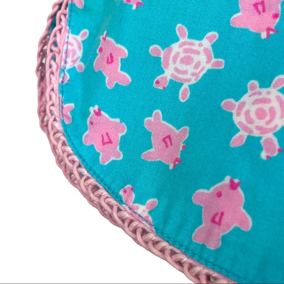 LILY PULITZER vintage fish turtles print skirt sz 10 - Picture 4 of 9